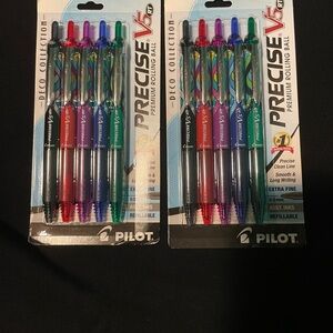 2 pack of Pilot Precise V5 Deco Collection Pens